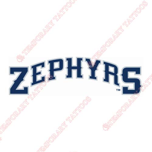 New Orleans Zephyrs Customize Temporary Tattoos Stickers NO.8188